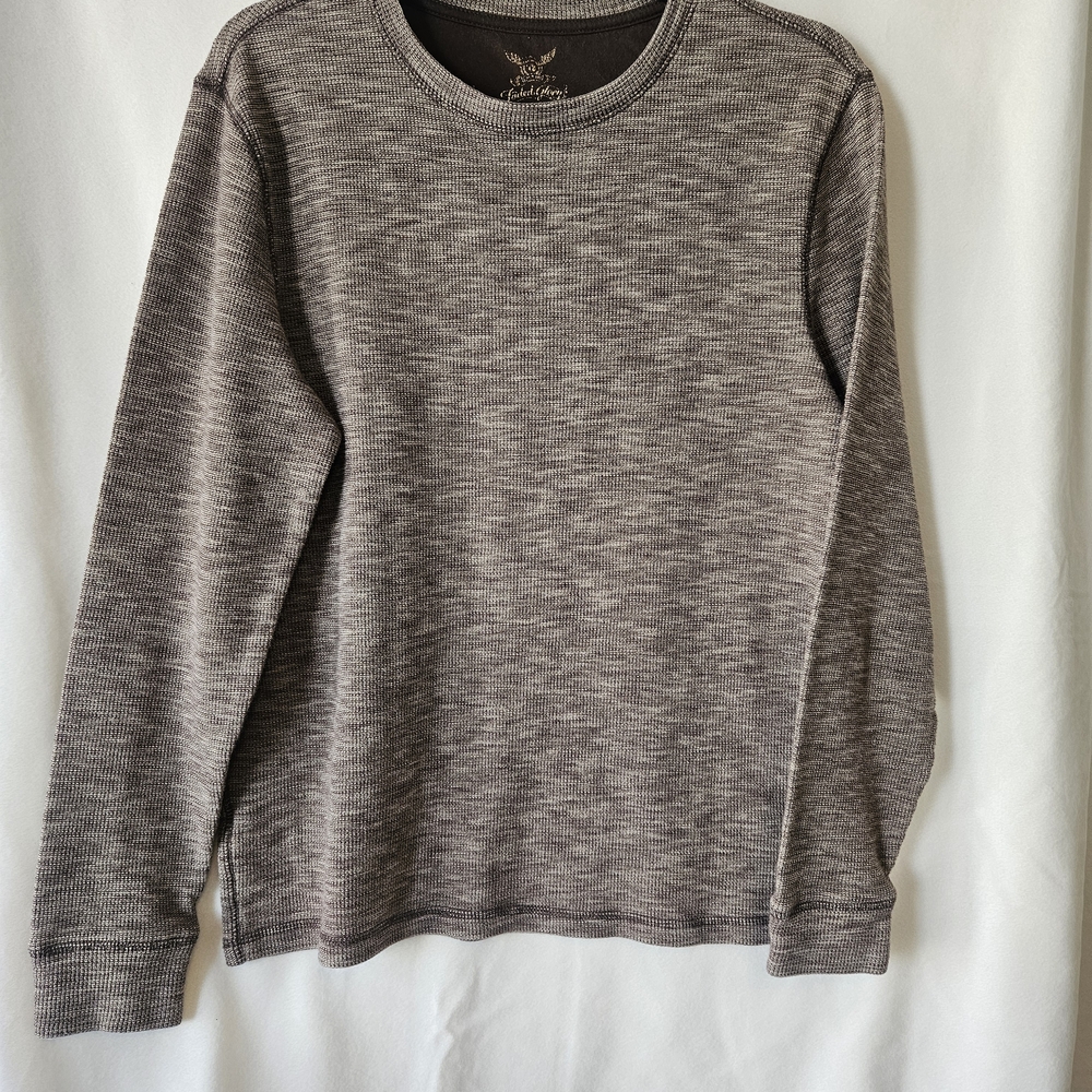 Faded Glory Textured Knit Top in Brown